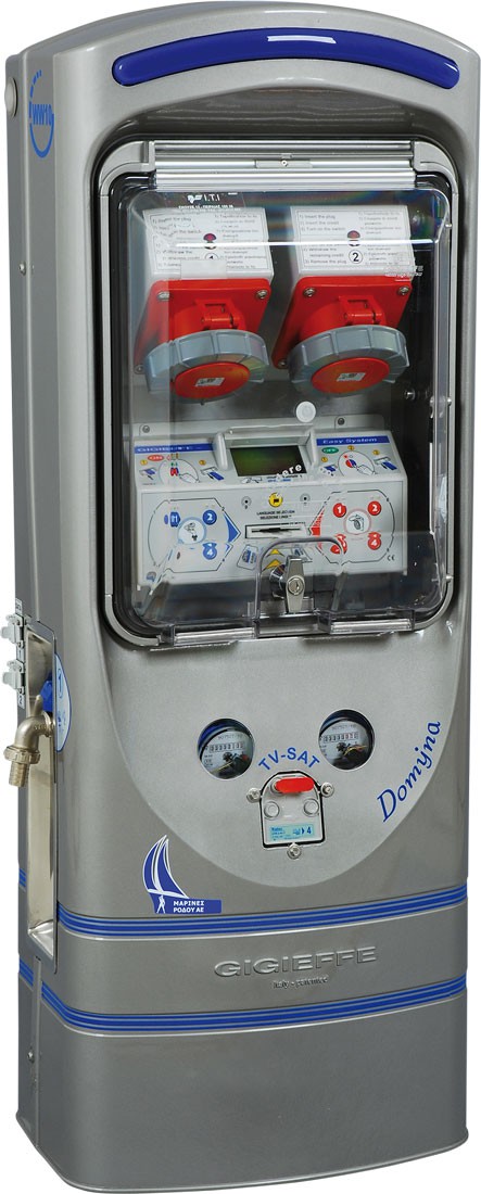 Borne alimentation eau pour camping / Borne alimenatation électrique pour port de plaisance / ...