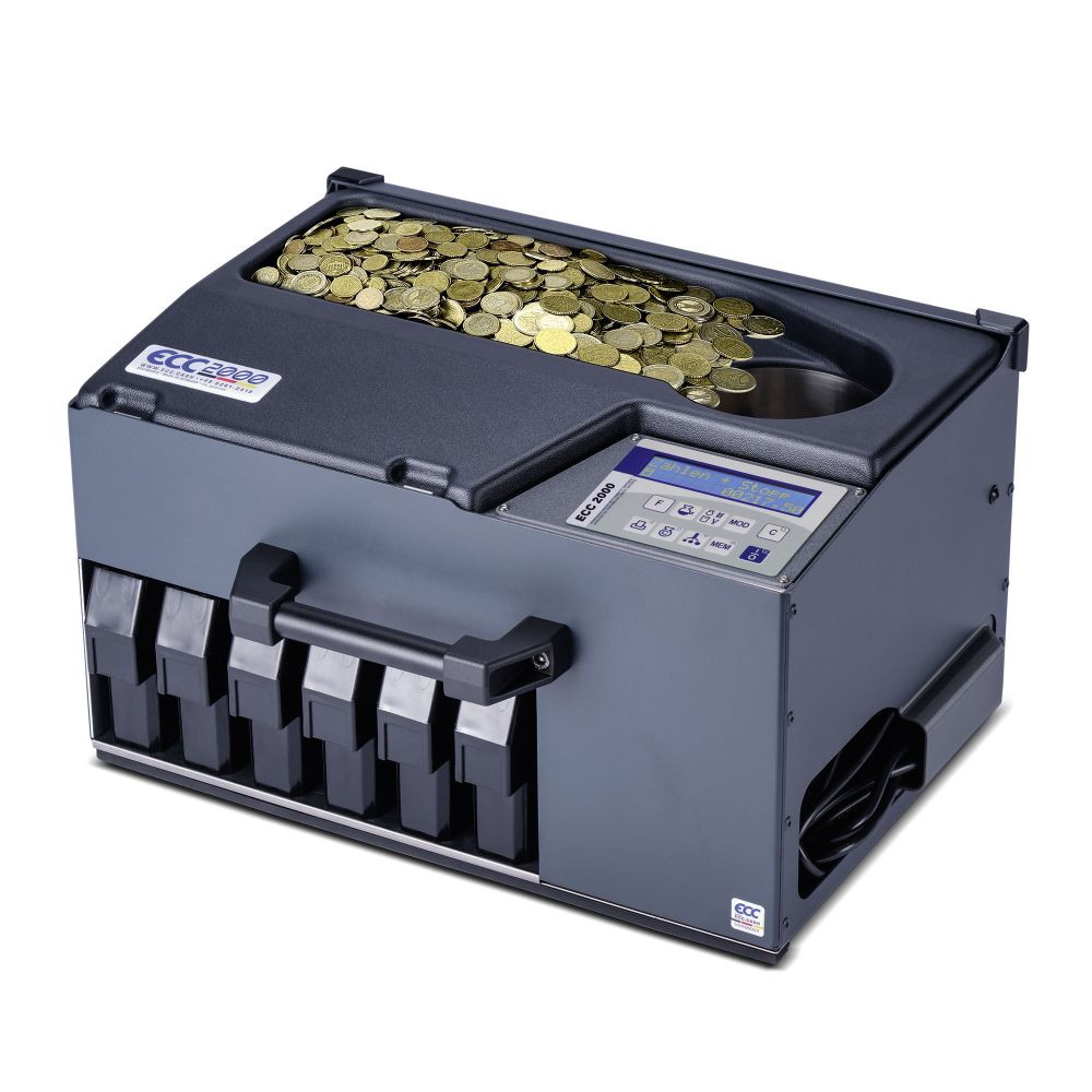 Trieuse Compteuse de monnaie - Révolutionnaire - 6 pièces "ECC2000"